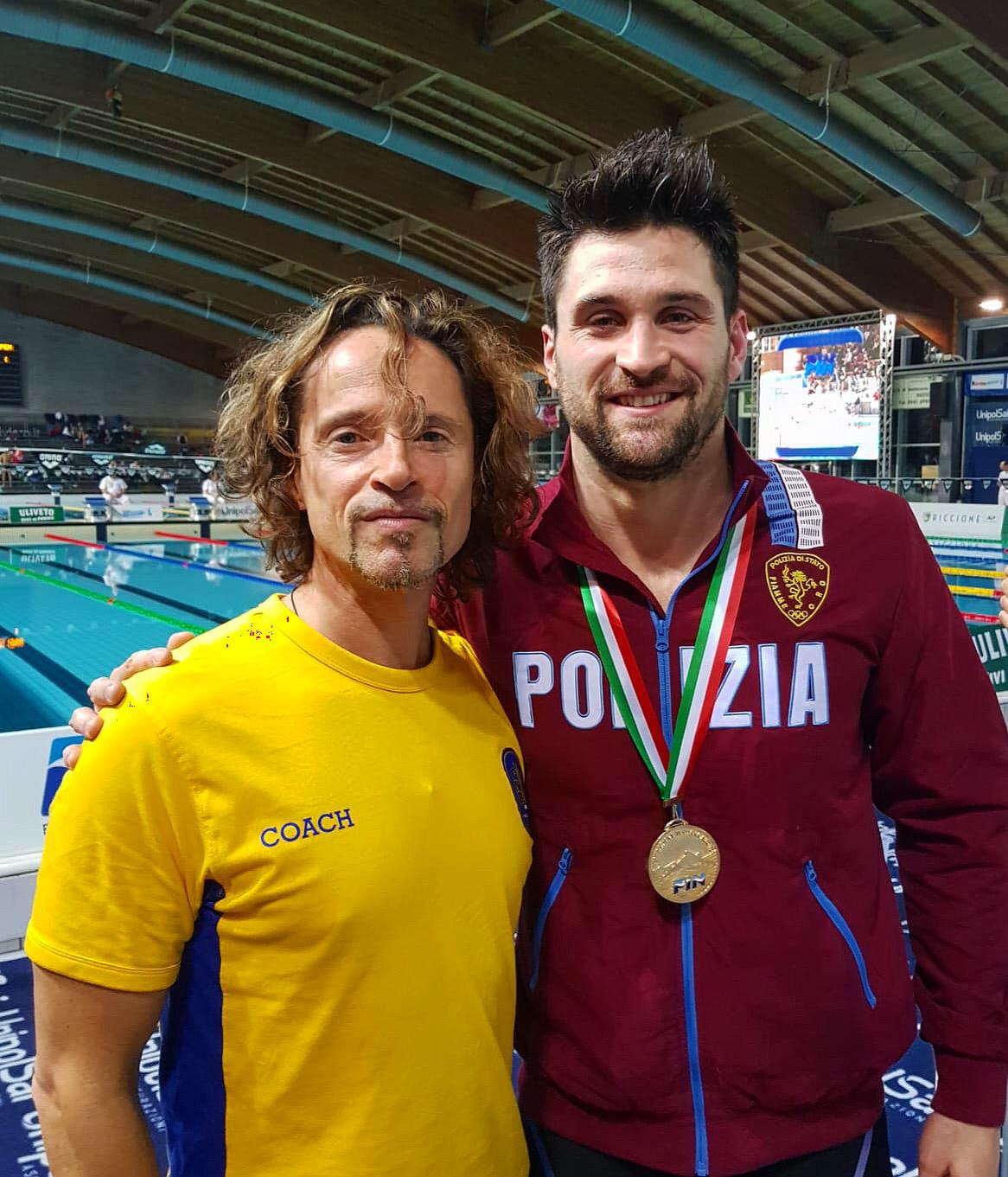 Italiani Invernali - Marco Orsi al RI con Roberto Odaldi coach
