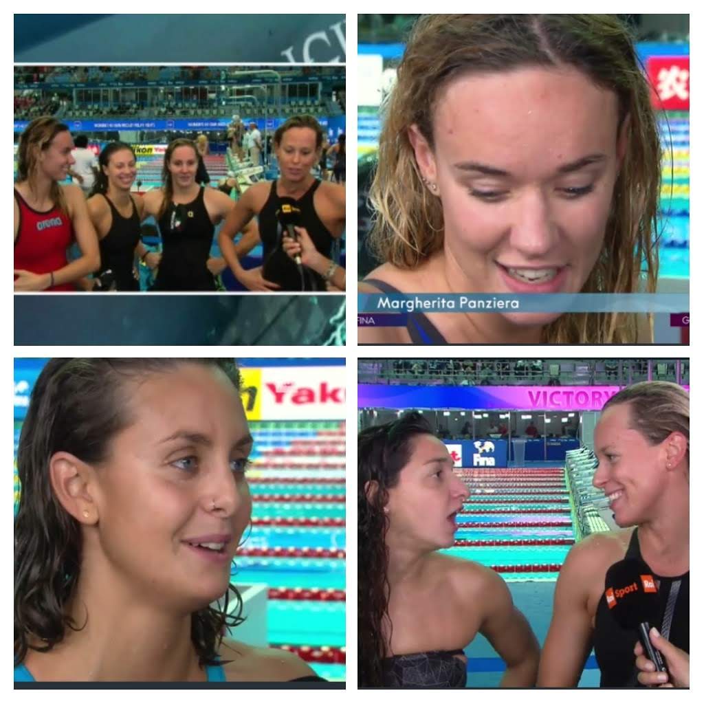 4x100 medley relay_roadtotokio/collage screenshot RAI